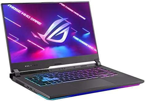 ASUS ROG Strix G15 (2022) Gaming Laptop, 15.6" 300Hz IPS FHD Display, NVIDIA GeForce RTX 3050, AMD Ryzen 7 6800H, 32GB DDR5, 1TB SSD, RGB Keyboard, Windows 11 Home, G513RC,Gray