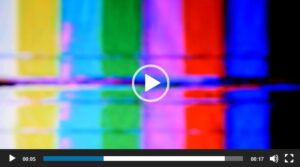 Colorful TV Overlay With Distortion